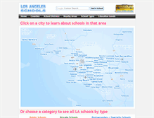 Tablet Screenshot of losangelesschools.com